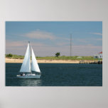 Sailboat, Plum Island, poster posters