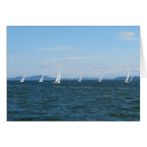 Sailboat Races Greeting Card