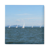 Sailboat Races Fridge Magnets