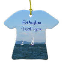 Sailboat Races Christmas Tree Ornaments