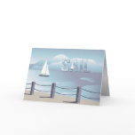 Sailboat Sail  Ocean Greeting Card