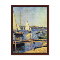 Sailboats At Argenteuil By Caillebotte Gustave Postcard