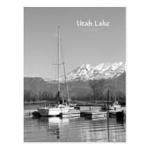 Sailboats on Utah Lake State Park Postcards