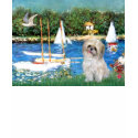 Sailboats - Shih Tzu (P) t-shirts