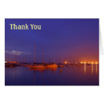 sailboats Thank You Note Greeting Card