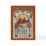 Sailboats Vignette Vintage Birthday