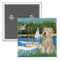 Sailboats -Wheaten Terrier 1 buttons