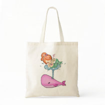Sailin' With A Whale Tote Canvas Bags