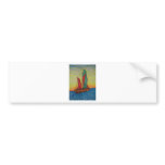 sailing away bumper sticker