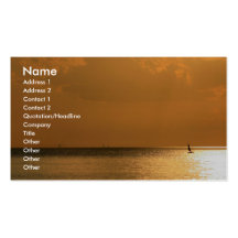 Sailing Away Business Card Template