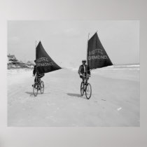 Sailing Bicycles 1903 Print