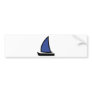 sailing boat bumper sticker