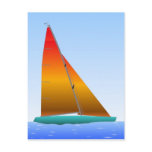 Sailing Boat - Voilier Postcard