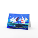 Sailing Boats Father's Day Card