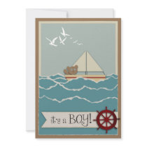 Sailing Card B2 Personalized Invite