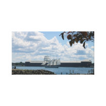 Sailing Down the River Gallery Wrap Canvas