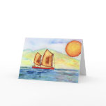 Sailing Greeting Card