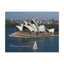 Sailing in Sydney Post Card