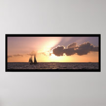 Sailing, Key West Print