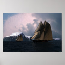 Sailing North Posters