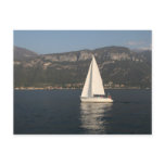 Sailing on Lake Como Postcard