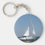 Sailing on Lake Pontchartrain Keychain