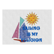 Sailing Religion Business Card Template