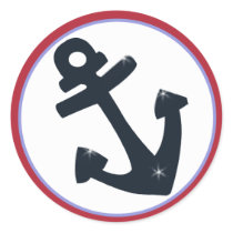 Sailing Sailboat Anchor Envelope Seals / Favours