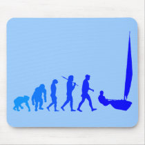 sailing - Sailing Boat Laser and Dinghy Mouse Pads