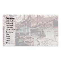 Sailing Ships In The Wave-Agitated Water Business Cards