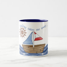 Sailing Takes Me Away Mugs