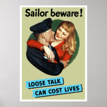 Sailor Beware! Print