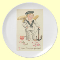 Sailor Cupid plates