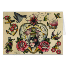 Sailor Girl Greeting Card