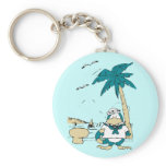 Sailor Penguin T-shirts and Gifts Keychain
