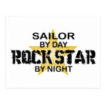 Sailor Rock Star by Night Postcards