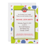 Sailor Sock Monkey Birthday Party Invitation