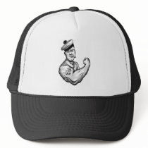 SAILOR WITH ANCHOR TATTOO