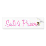 Sailor's Princess bumper stickers