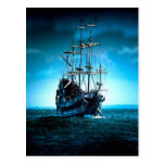 Sails in Blue Post Card
