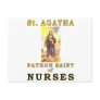 SAINT AGATHA POSTCARD