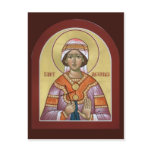 Saint Alexandra Prayer Card postcards