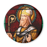 Saint Alphonsus Maria de Liguori Stained Glass Art Magnets