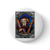Saint Andrew (Apostle Andrew) Stained Glass Art Pin