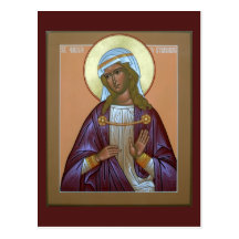 Saint Aurelia Prayer Card Post Cards