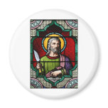 Saint Bartholomew (the Apostle) Stained Glass Art Fridge Magnet