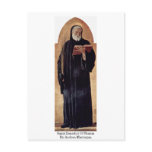 Saint Benedict Of Nursia By Andrea Mantegna Postcards