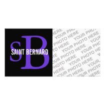 Saint Bernard Breed Monogram