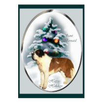 Saint Bernard Christmas Gifts Business Card