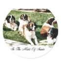 Saint Bernard Lovers stickers